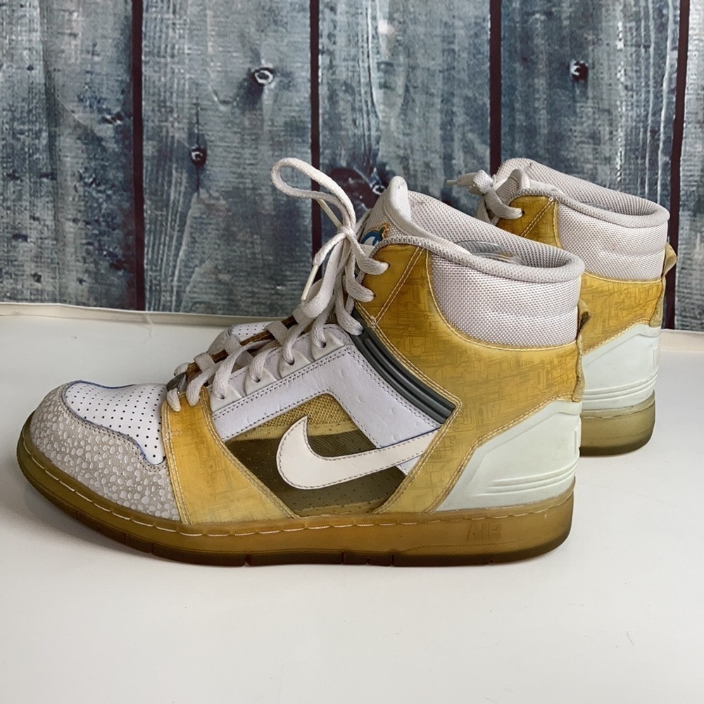 Nike Air Force 2 High Premium Wii Shoes 329888-111 Size 12 Video Game Vintage